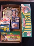 Fleer Baseball 91 Set, Topps 1990 Traded Set, 80s Fleet Baseball Cards