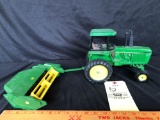 Ertl John Deere tractor and Haybine