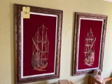 (2) Ship Picture Frames