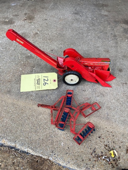 Tru-Scale Tractor, Plow, Picker
