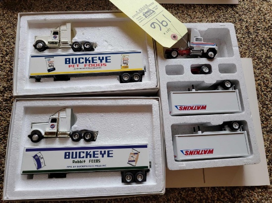 (4) Winross Die Cast Trucks