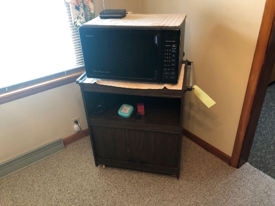 Microwave and stand