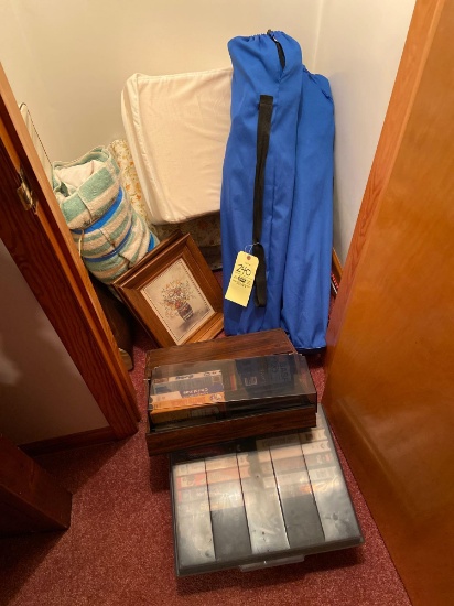 Camp Chairs, Tapes, Pictures