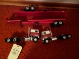 2 Loadmasters Toy Semi Trucks