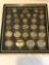 US Twentieth Century Type Coin set in framed case