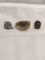2 Masonic 14K lapel pins - .99dwt - 10K men's Masonic ring - 4.69dwt