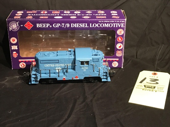 Ready Made Trains US Navy #51 Brooklynn Beep G9-7/9 Diesel Locomotive