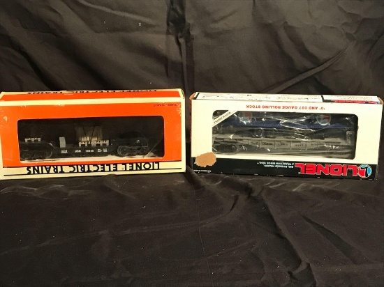 Lionel US Navy Flatcar, Lionel Flat Car with Trailers