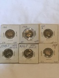 4 Buffalo Nickels - 2 War Jefferson Nickels