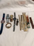 assorted watches and bands