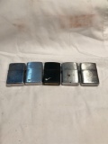 5 Zippo lighters