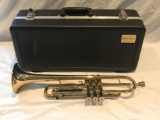 Custom-built by Kanstul Musical Anaheim Ca Trumpet with mouthpiece and hard case