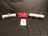 (3) Lionel Train Cars