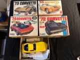 5 Corvette Models, Parts