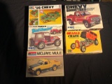 5 model cars and trucks kits