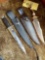 Hibben Knife with sheath, whitetail cutlery knife with sheath