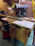 10in Craftsman Radial Arm Saw, with shop vac dust collector