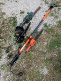 Hedge trimmers, elec chainsaw