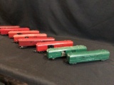 American Flyer Assorted Baggage cars