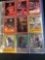 Binder of assorted baseball cards including Randy Johnson, Nolan Ryan, Steve Avery