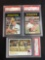 PSA graded Willie Stargell 7, Manny Sanguillen 7.5, Bill Mazeroski 7