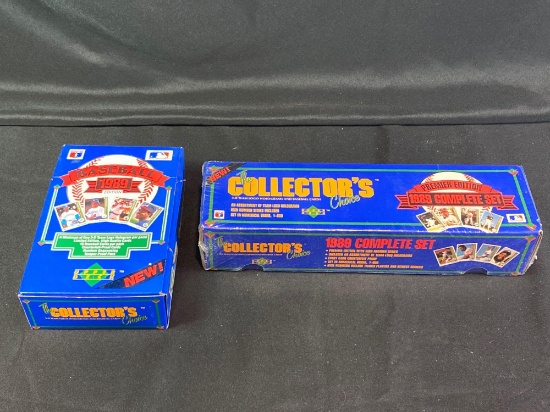 1989 Baseball Upper Deck UD complete factory sealed set plus unopened wax box, Ken Griffey Jr. RC