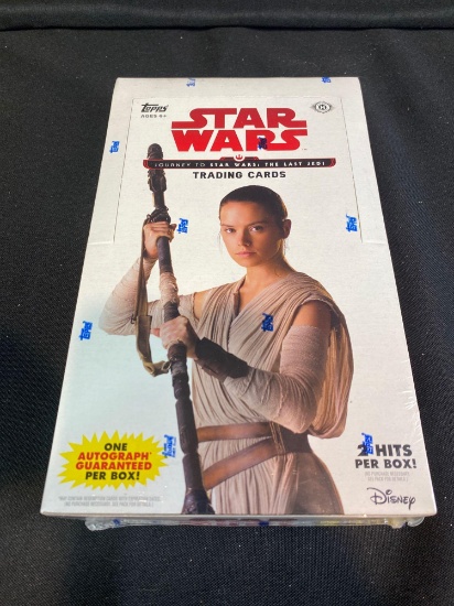 Topps Star Wars Journey to Star Wars The Last Jedi Trading Cards factory sealed hobby box