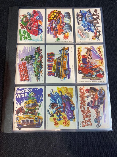 1980 Topps Weird Wheels complete set