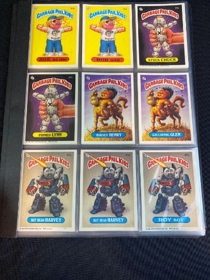 1986 Garbage Pail Kids Series 3 complete set with Errors