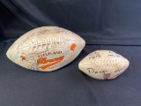 Cleveland Browns autographed footballs