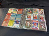 Binder full of football HOFers, stars, Elway, Bo Jackson, Jerry Rice, Barry Sanders and more!
