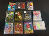11 assorted Steve Young cards, refractors