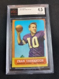 1963 Topps Fran Tarkenton graded 4.5