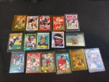 1980s & '90s NFL football assorted cards, some rookies, Favre, Carter