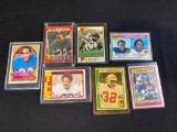 O. J. Simpson group including 1970 Topps rookie card