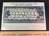 1948 Cleveland Browns World Champions Team Photo large