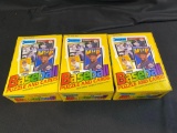 3 1989 Donruss baseball unopened wax pak boxes