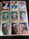 160+ assorted baseball cards, Harold Bings, George Brett, Vince Coleman, Joe Carter