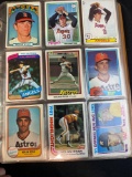 Binder of 160 Nolan Ryan cards including 1972 Topps