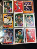 Binder of assorted baseball, Mark McGwire, Eddie Murray, Pete Rose, Kirby Pucket and more