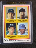 1978 Topps Alan Trammell & Paul Molitor rookie card