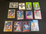 Assorted Bo Jackson cards (12) Topps Fleer Donruss including rookies 87