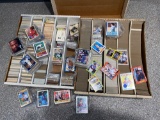 Large assorted sports card group, stars, HOFers, rookies, commons