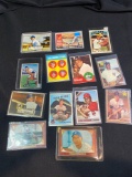 13 1950s & '60s assorted baseball cards