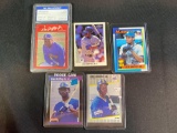 Ken Griffey Jr. rookie cards 1989 & '90, 1 is graded