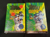 2001 Topps baseball factory sealed wax paks series 2