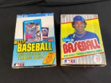 1987 & '89 Fleer wax pak boxes