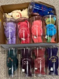 Baseball players Beanie Babies in hard cases