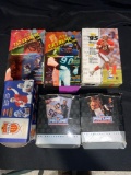 NFL Football opened wax packs, 1994, 1995