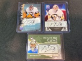 Marc-Andre Fleury autographed cards (3)